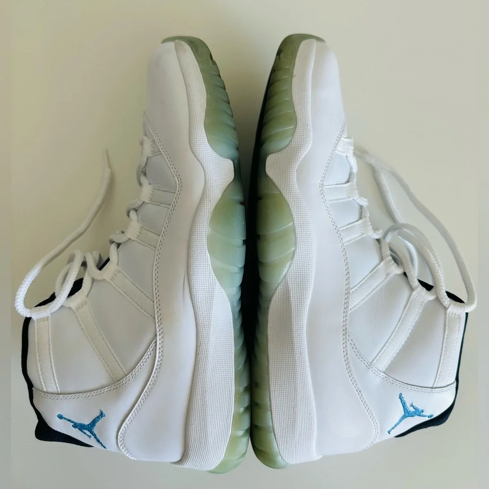Men’s Air Jordan 11 Retro ‘Legend Blue’ 2014 White Size 12